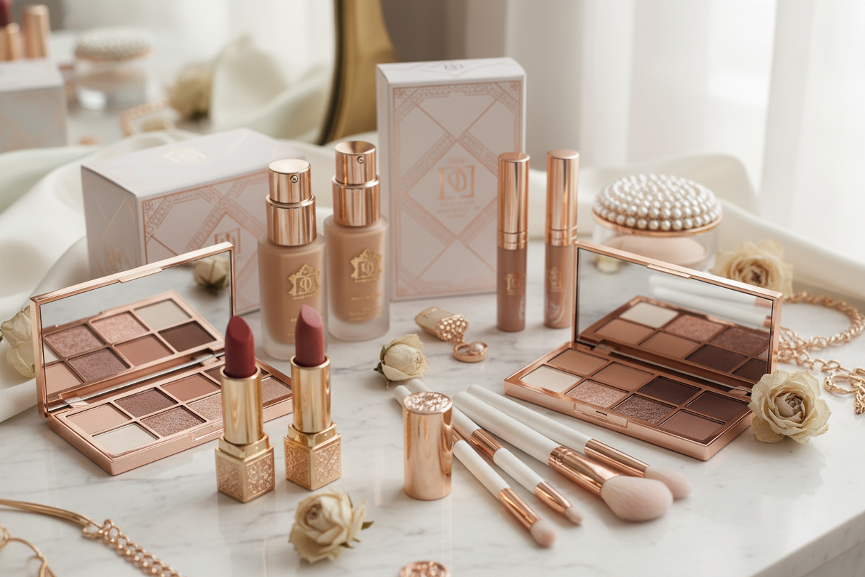 This is an ABOUT section create something for it maybe an expensive makeup collection